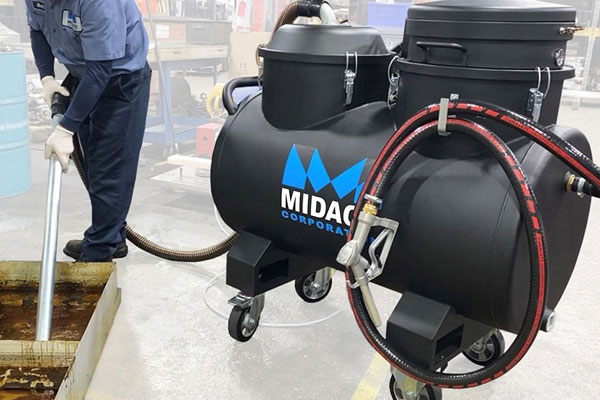 Industrial Vacuums for CNC Fluids and Chips